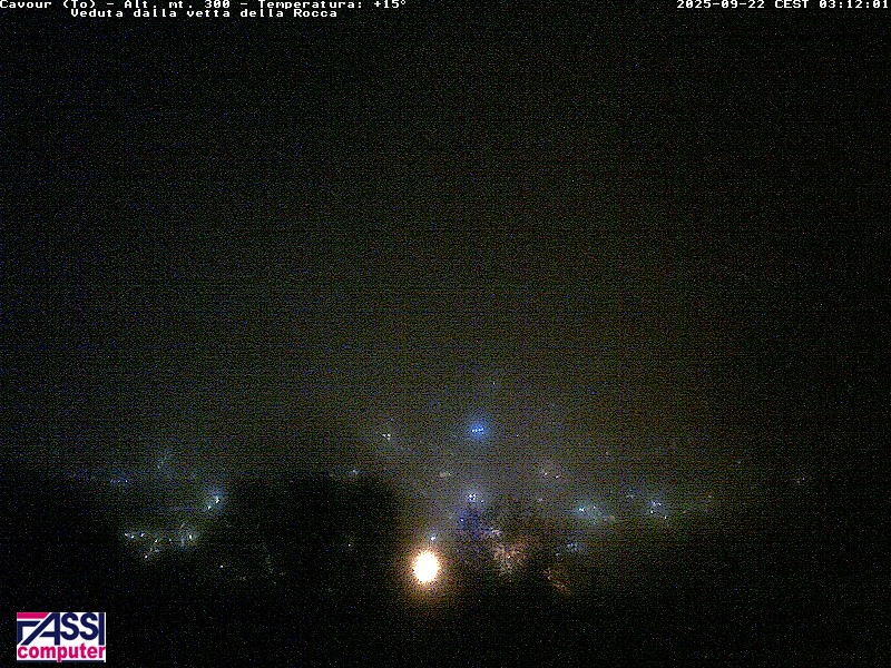 immagine della webcam nei dintorni di Rucas di Bagnolo: webcam Cavour