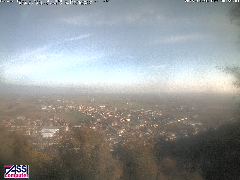 immagine della webcam nei dintorni di Frossasco: webcam Cavour